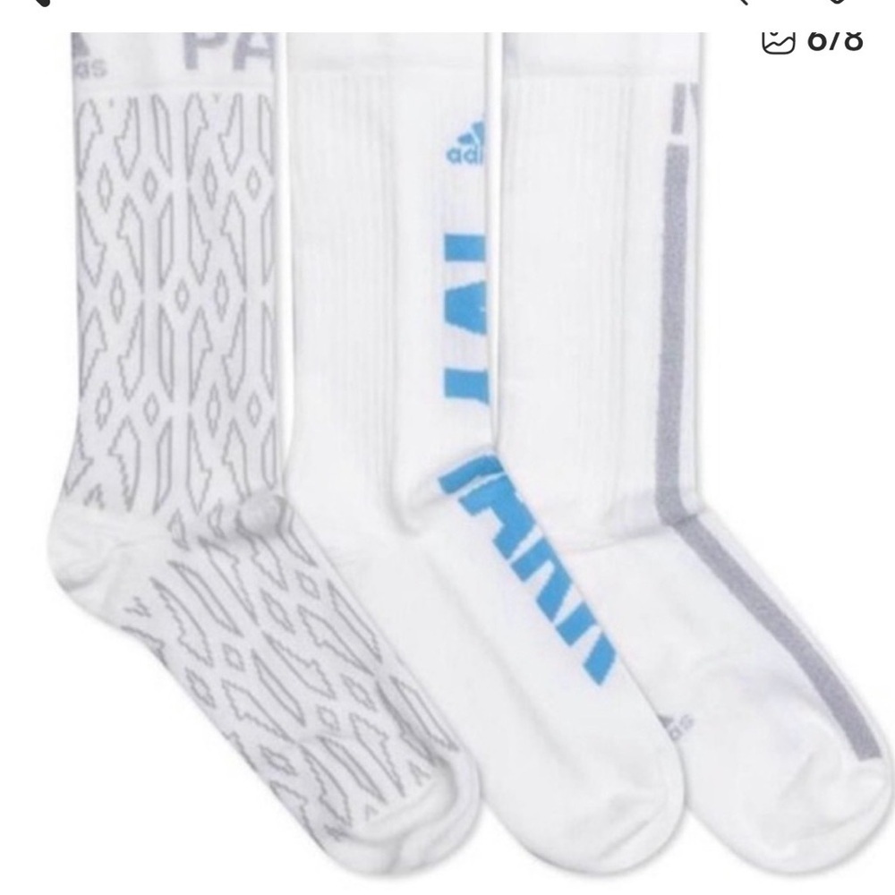 IVY PARK X ADIDAS 3-PAIR PACK IVY PARK CREW SOCKS SIZE S NWT - Picture 3 of 14